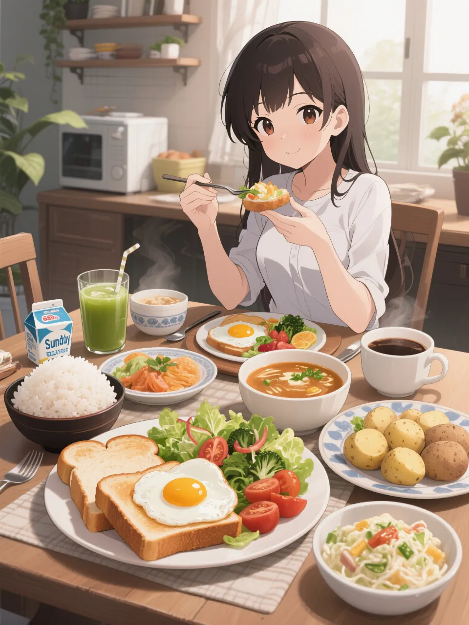日曜日の朝ごはん