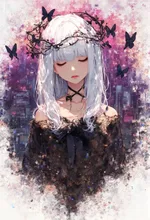 黒衣 — ｉさんのAIイラスト