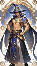 筋肉魔法 — カロテンさんのAIイラスト
