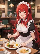 メイド喫茶💕·チャレンジ の投稿作品