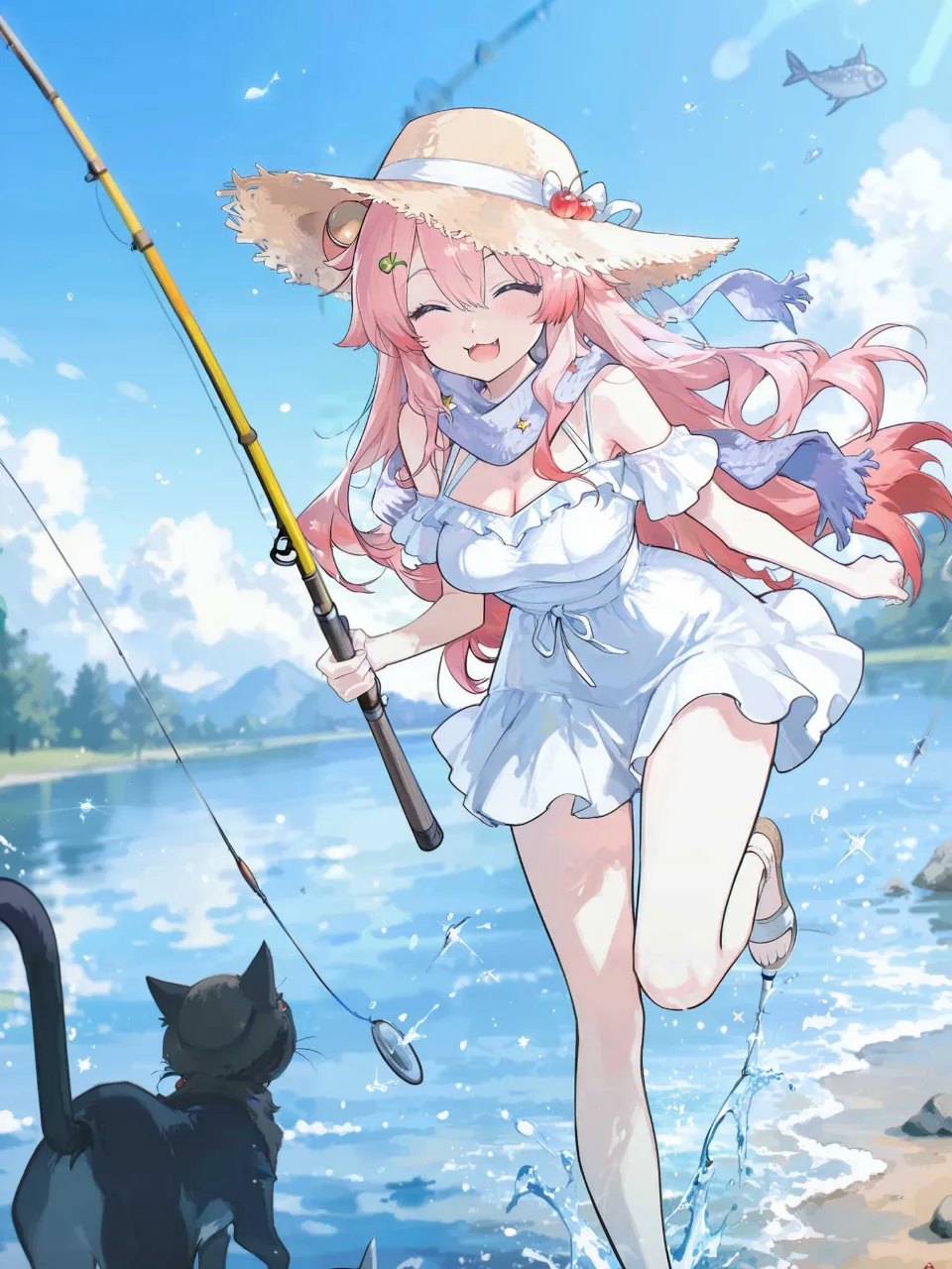釣りそっちのけの出会い