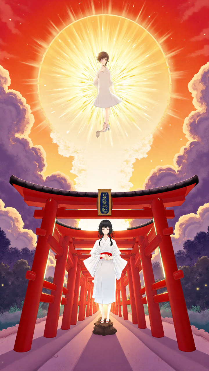天照大御神を呼べる巫女 — mdx88888さんのAIイラスト