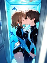 幼馴染とキス — 華心さんのAIイラスト