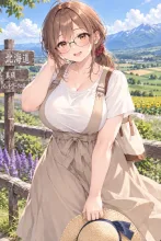 夏のコーデ、菜摘。