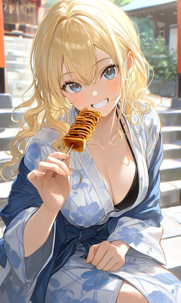青い朝顔と、君の焦がし醤油
