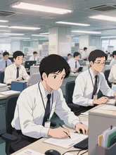 30数年前は世界経済を動かしていた日本人サラリーマン達😊カッコいい!