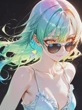 サングラス以外が目立ちすぎ…