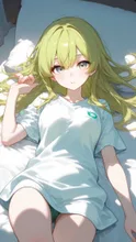 🟢🤍 — ニコニキさんのAIイラスト