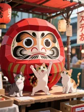 だるまさんだにゃん🐱
