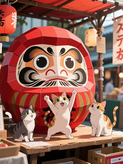 だるまさんだにゃん🐱