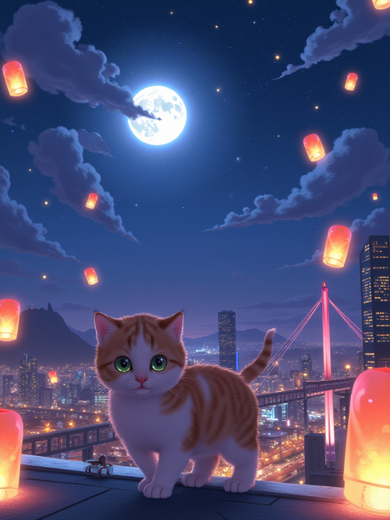 Starry - Eyed Moonlit Wanderer