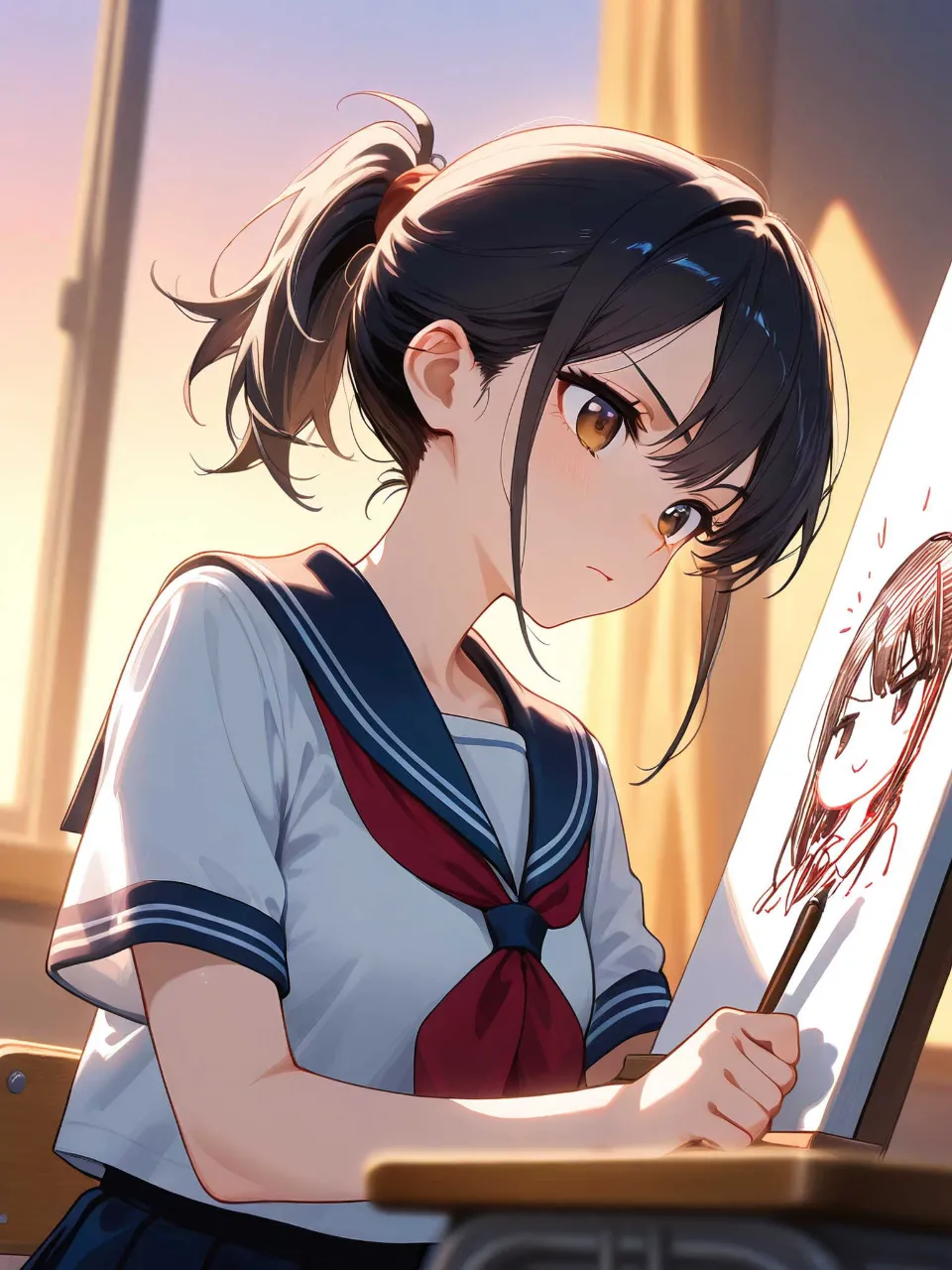 部活…美術部②