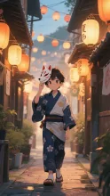 夏祭りに行った弟をイメージしました — SUPP11730898さんのAIイラスト