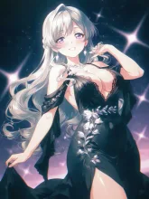 黒ドレス·艶やかな夜の淑女 の投稿作品
