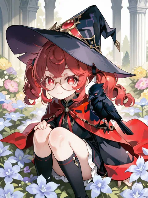 見習いの魔女と庭園