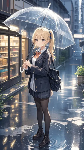 君を想う、雨の帰り道
