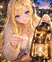 ランタンに火を入れる·秋の夜のはじまり の投稿作品