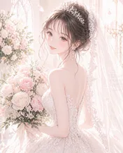 綺麗な花嫁✨👰🏻♀️💗 — 花嫁イラストのAIイラスト|SUPPART