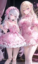 人形VS生身　第ニラウンド　甘ロリ対決