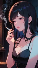夜更けの煙　静かな色香