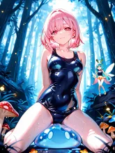 キノコの森·ふしぎな森のキノコ の投稿作品