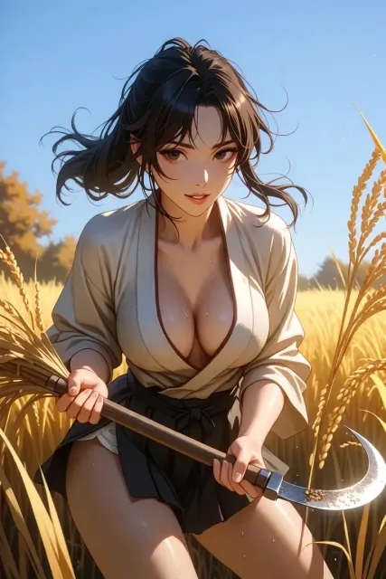 稲刈り - lingerie