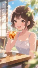 S　冷たい麦茶と、きらめく笑顔