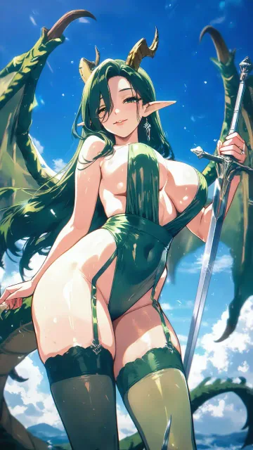 グリーンドラゴンかな🐲