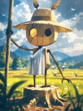 案山子·ひとりで見張る の投稿作品