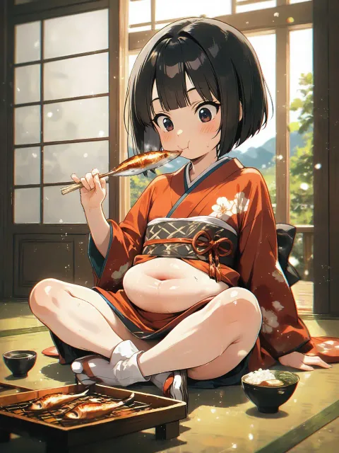 なんでお腹出すかな…