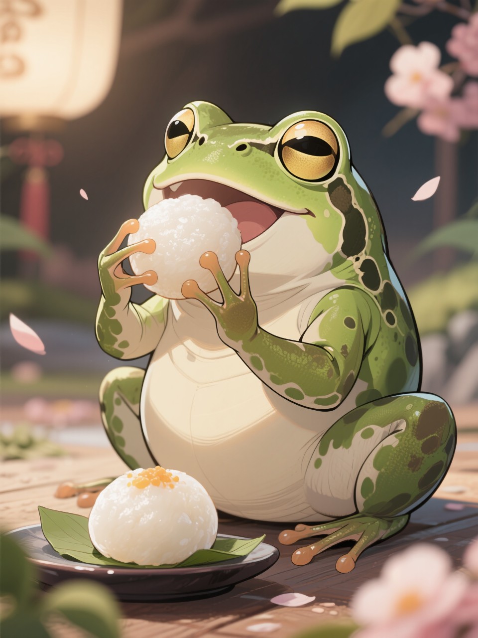 お餅独り占め🤤 — ４４３さんのAIイラスト
