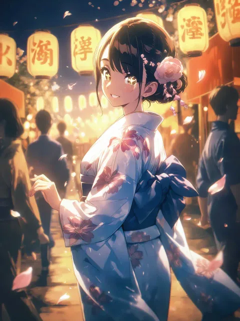 highest quality、anime style - 祇園祭の舞妓