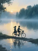 「消えゆく光、ふたりの影を残して」