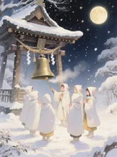 画像生成チャレンジ·除夜の鐘 の投稿作品