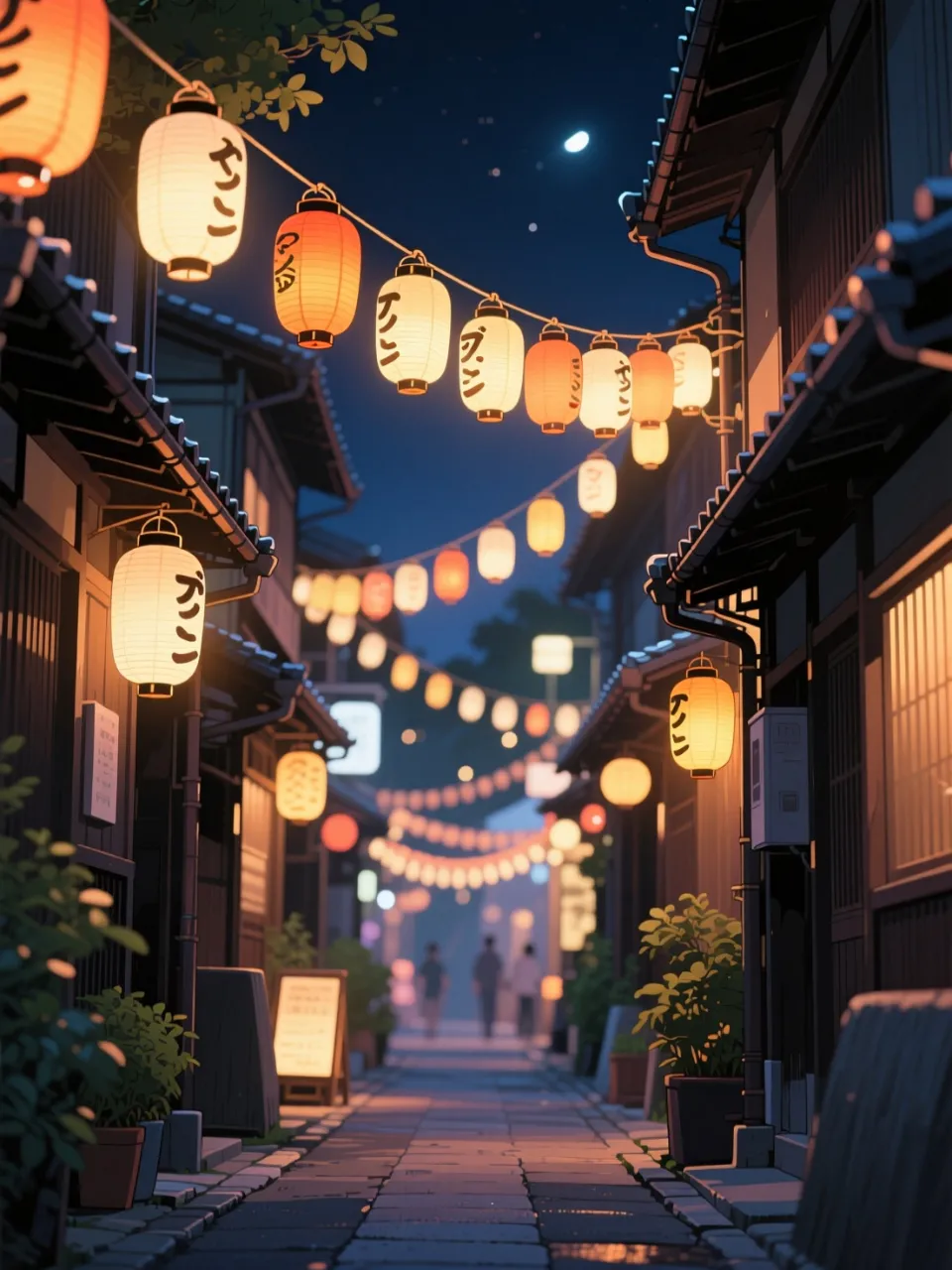高精度アニメ - 夏の夜の路地 / 撒旦