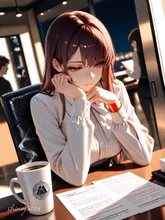 残業中の逃避