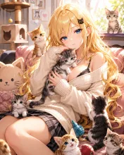 犬派 vs 猫派·もふもふ対決 の投稿作品