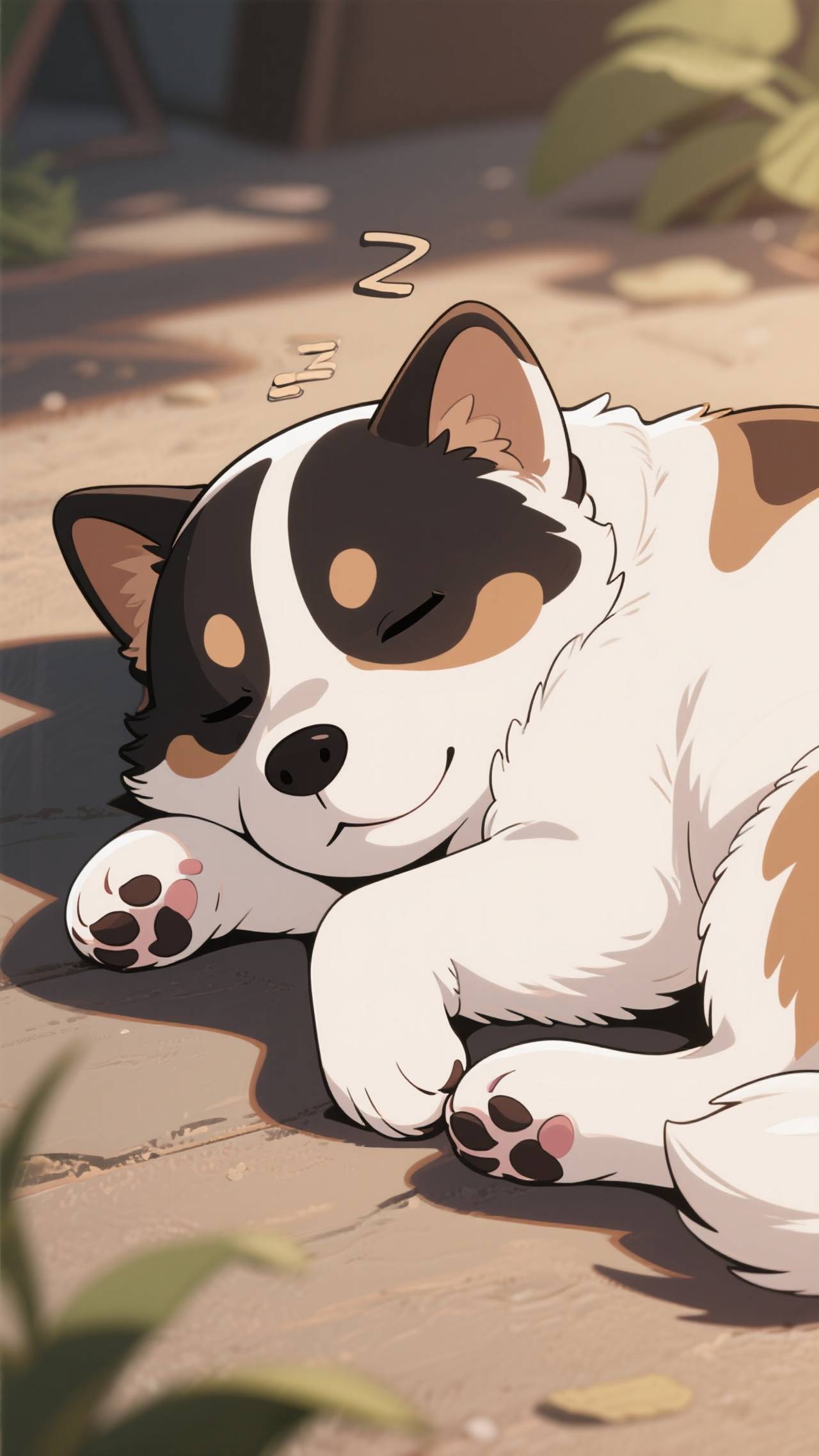 眠っている犬 — りんごさんのAIイラスト
