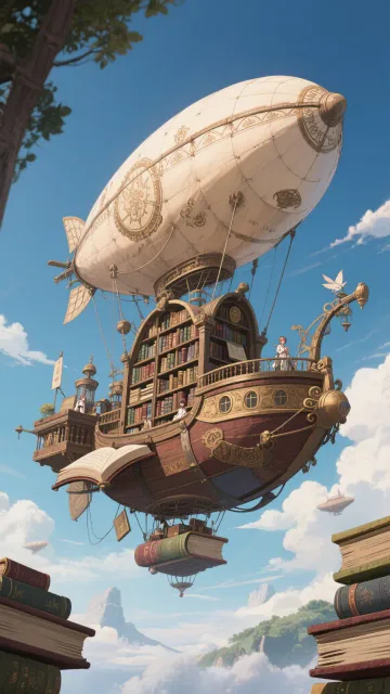 空飛ぶ図書館