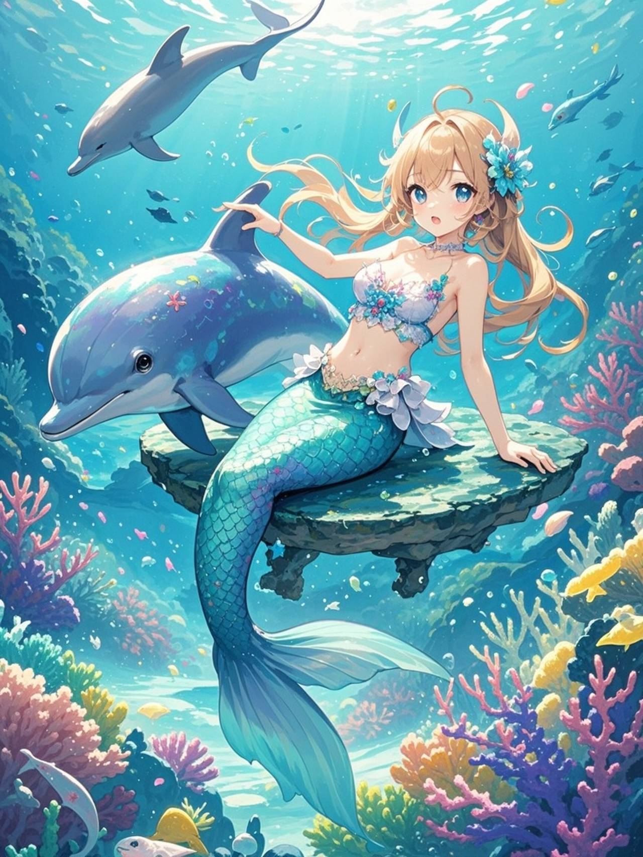 Mermaid girl