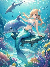 Mermaid girl