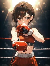 ボクサー美少女·汗と闘志、リングの華 の受賞作品