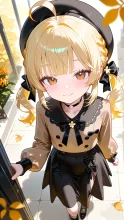 秋の小道と金木犀の薫り