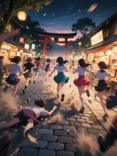 本殿を目指して全力ダッシュ🏃💨
