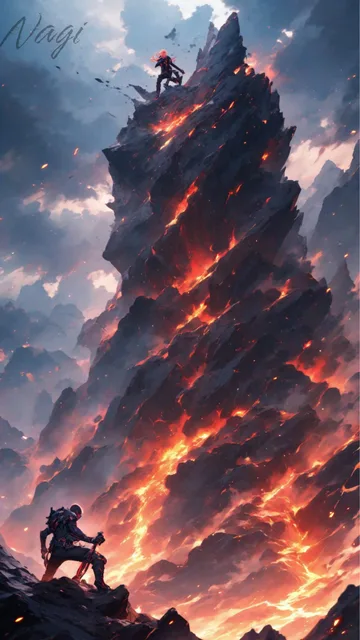 火山登山