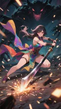 セリナ・ナイトローズ　「この一撃にかける！」