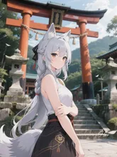 遅い — Torii Gate Art AI art on SUPPART