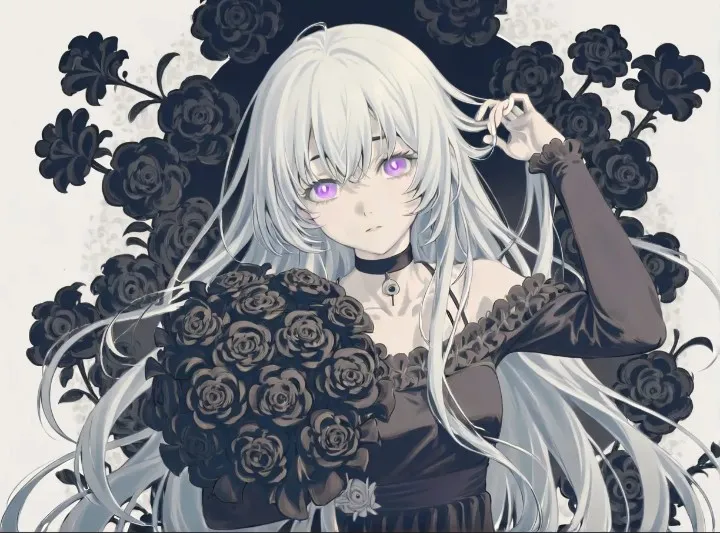 黒ドレス