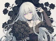 黒ドレス — サラさんのAIイラスト