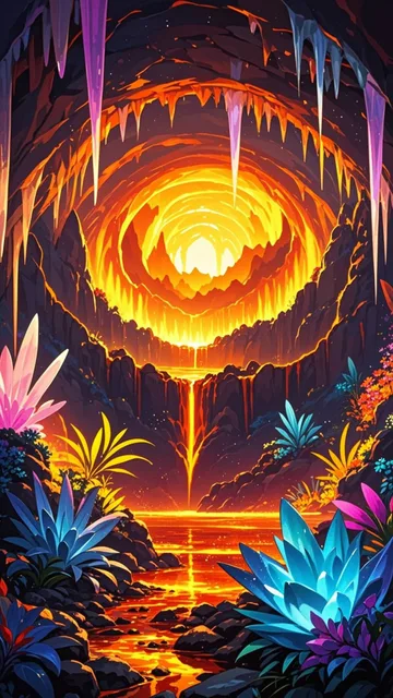 異世界日記 地底火山